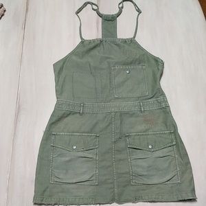 Free People Army Green Dress